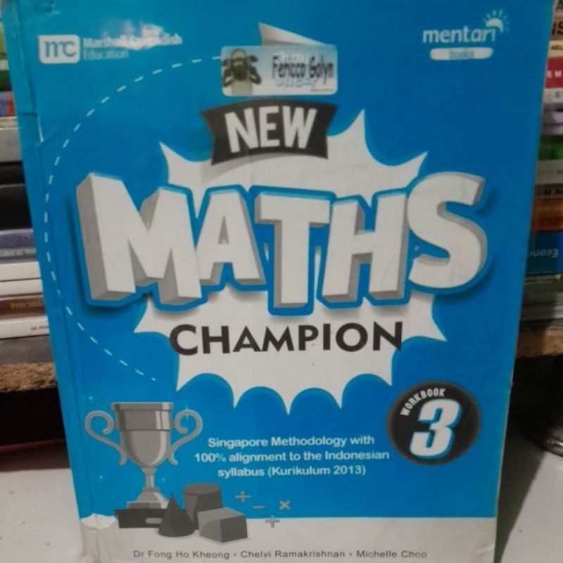 Buku New Maths Champion 3 workbook