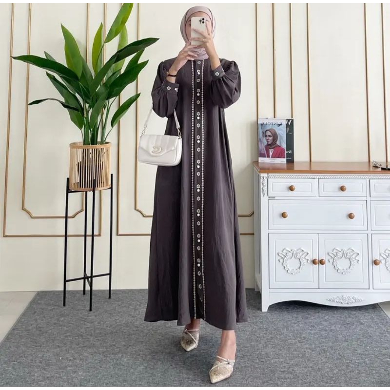 Albhira dress by syiraas darkgrey size s
