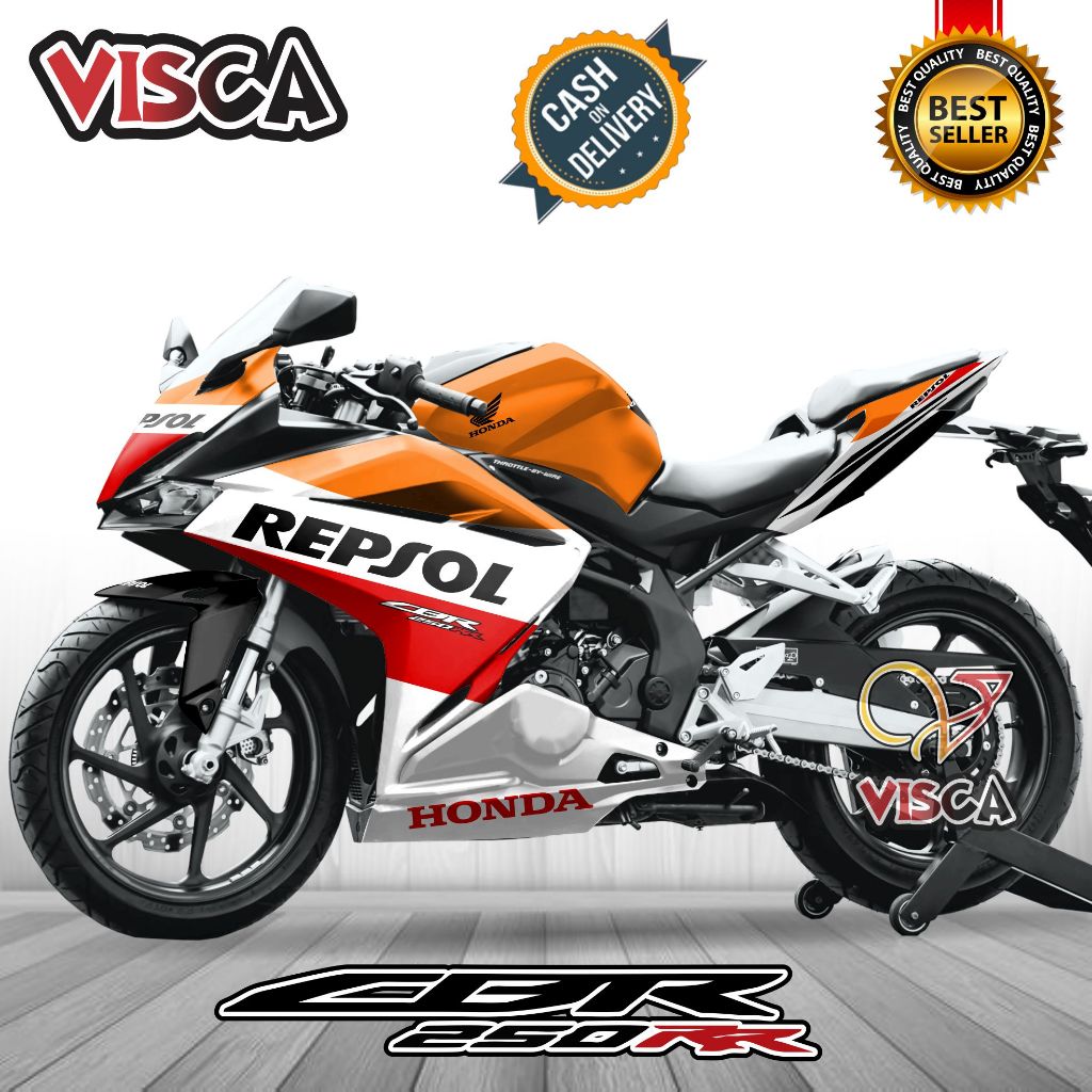 Decal CBR 250 RR Full Body Stiker CBR 250 RR Full Body Striping CBR 250 RR Variasi Keren Decal Holog