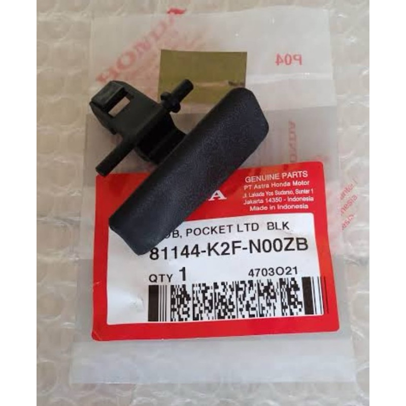 NEW ORI AHM KNOB POCKET COVER TARIKAN PENGUNCI LACI RAK NEW SCOOPY LED 2021