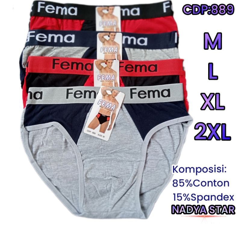 Celana dalam pria Fema Cd pria fema 1pcs