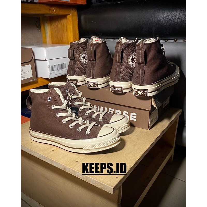 Converse 70s X Notre Brown Mahogany wood | Stussy carhartt neighborhood limited edition original