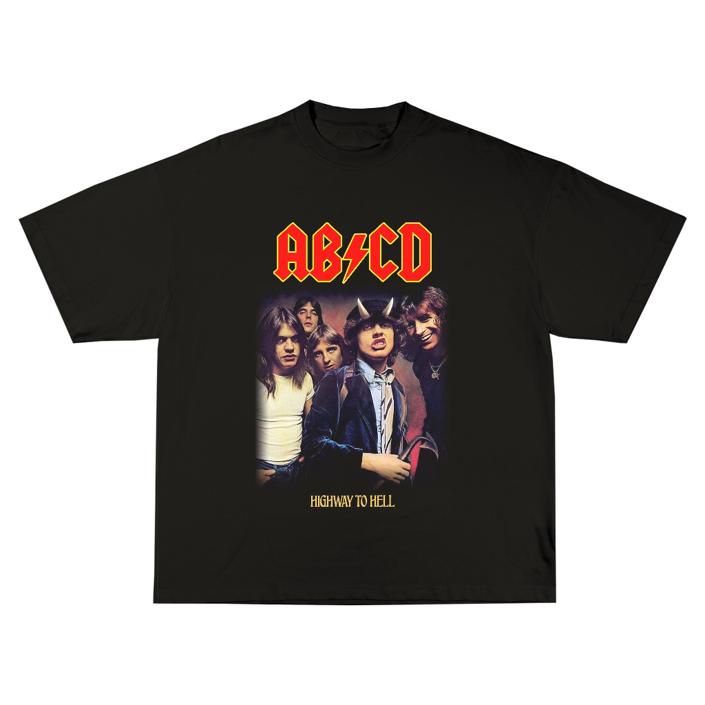 KAOS ACDC ABCD | KAOS KPOP LUCU PARODI PLESETAN BAND METAL