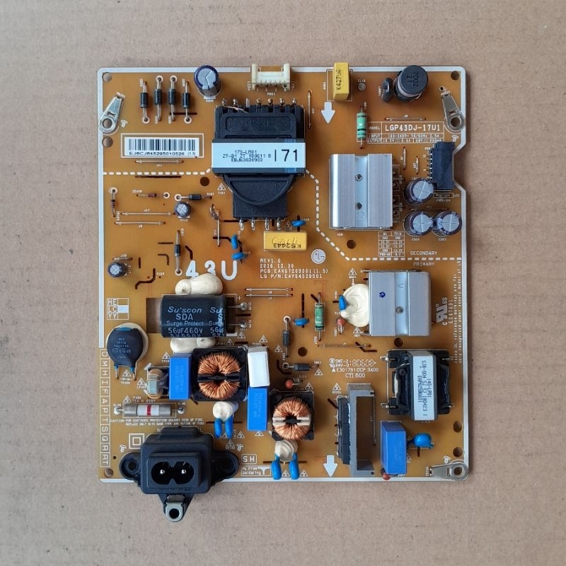 PSU LG 43UK6300PTE Power suplay LG 43UK6300 PTE