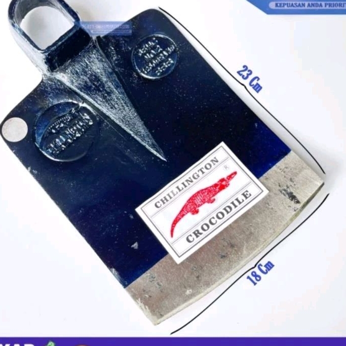 cangkul baja asli cap buaya import