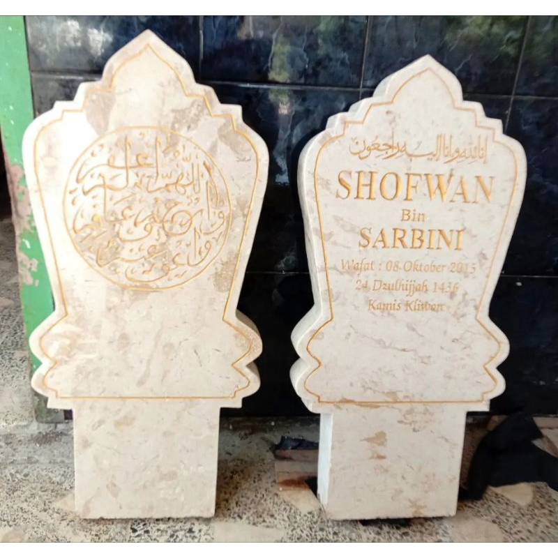 Nisan Tancap Marmer Nisan Marmer Nisan Terlaris Maesan Batu Marmer Prasasti Batu Marmer Kijingan Mar