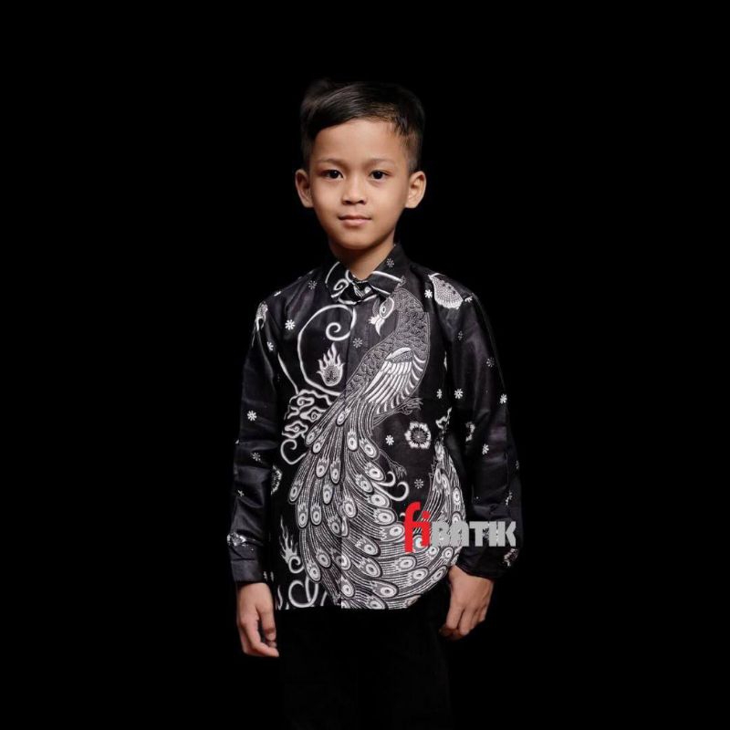 kemeja batik anak laki-laki usia 2-13 tahun