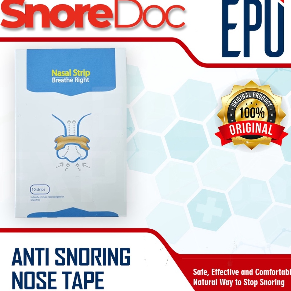 Serbuu6c6Bq Snoredoc Nose Strip Plester Hidung Nose Tape Nasal Strip Anti Ngorok 1 Pieces