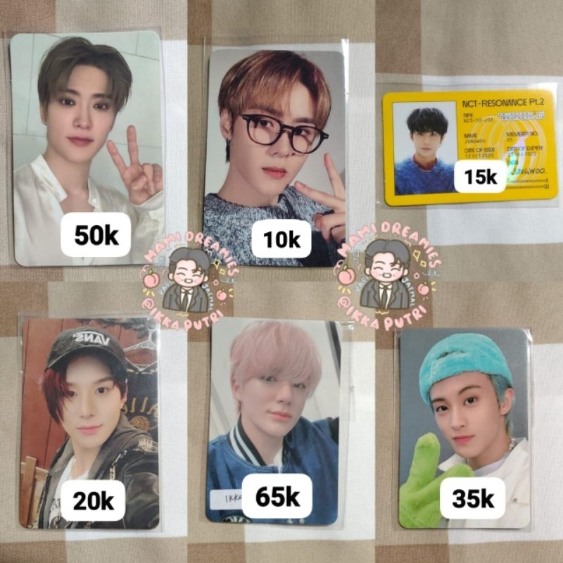 PC PHOTOCARD JAEHYUN JUNGWOO KUN JENO MARK CANDY NCT HOME NEOZONE GLITCH MODE RESONANCE ID CARD ( mo