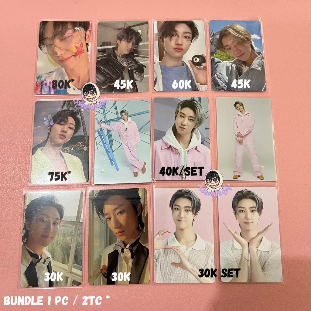 SEVENTEEN PHOTOCARD OFFICIAL MINGHAO THE8 CEMONG BALI CARVVER FTS SECTOR17 BOLA ONESIDE