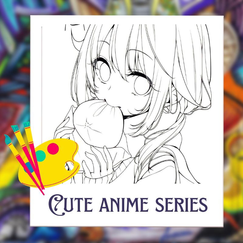 

Sketsa Mewarnai Tema Anime Lucu Cute Dapat 50 Lembar - Lembaran Mewarnai