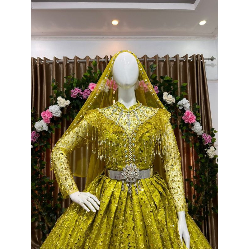 gaun pengantin bollgown gaun pengantin Barbie gaun pengantin terbaru gaun pengantin moderen