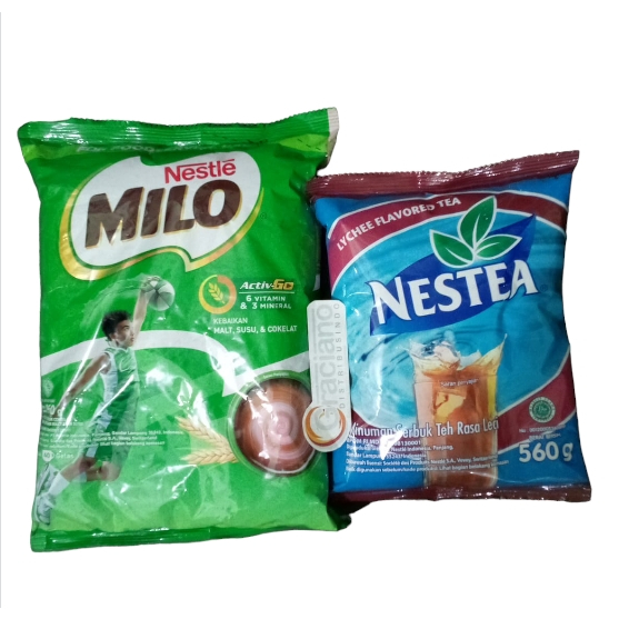 

Paket Milo Activ Go 960gr + Nestea Lychee Tea Leci 560gr Nestle