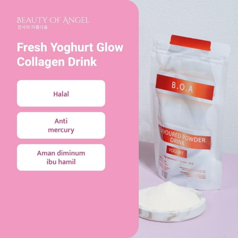 

Beauty Of Angel - Fresh Yoghurt Collagen Drink 50gr Strawberry