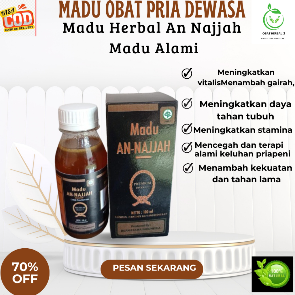 

Madu Herbal Obat Kesehatan Alami Madu An Najjah Obat Herbal Madu Botol Meningkatkan Daya Tahan Tubuh, Meningkatkan Stamina