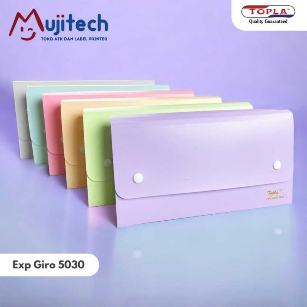 

TOPLA MAP GIRO 5030 DOMPET DOKUMEN GIRO NOTA CEK KWITANSI 12 SLOT