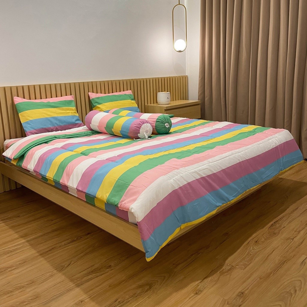 SELIMUT BEDCOVER SET SPREI UK 90X200X20 MOTIF AESTHETIC