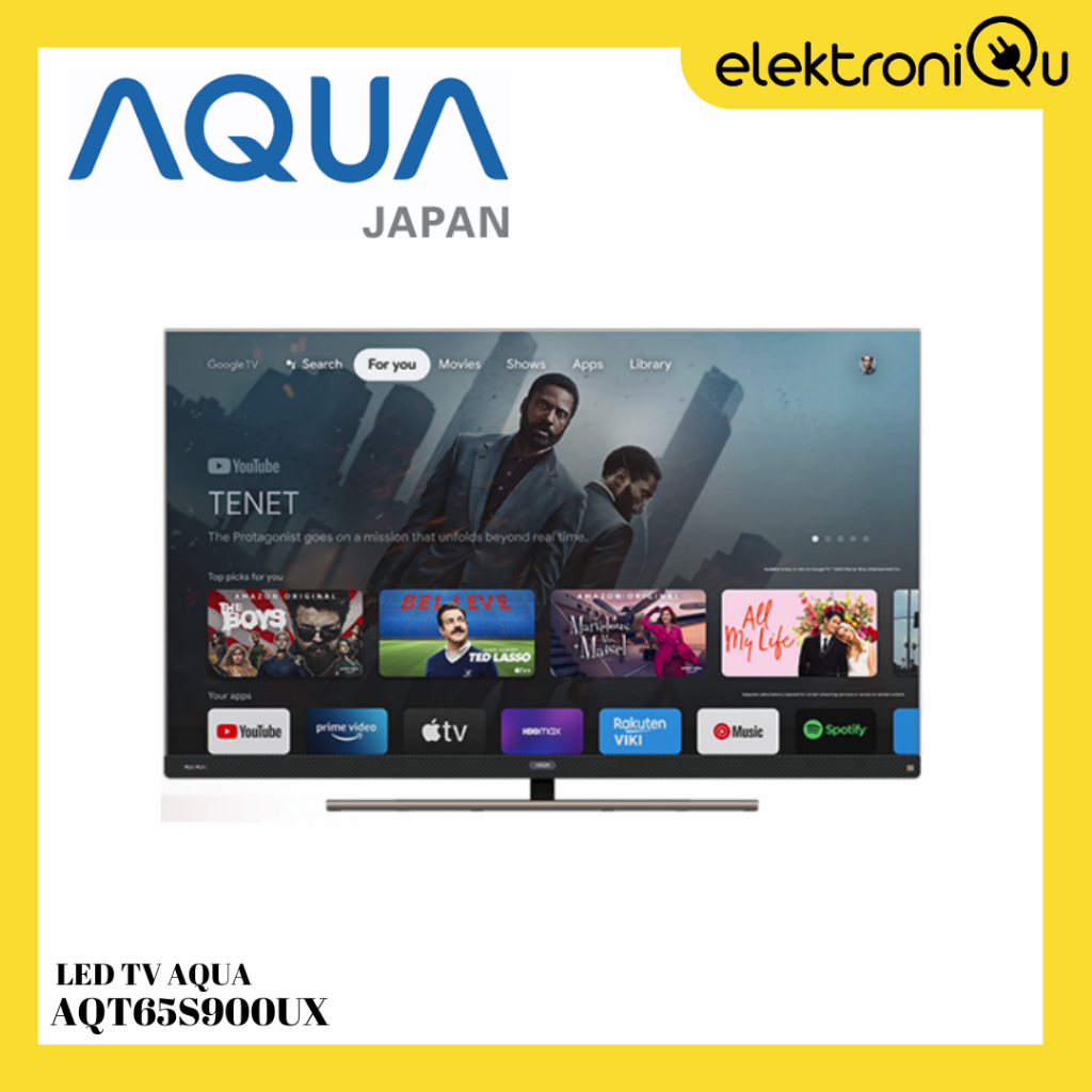 LED TV AQUA AQT65S900UX 65 INCH ANDROID SMART TV UHD