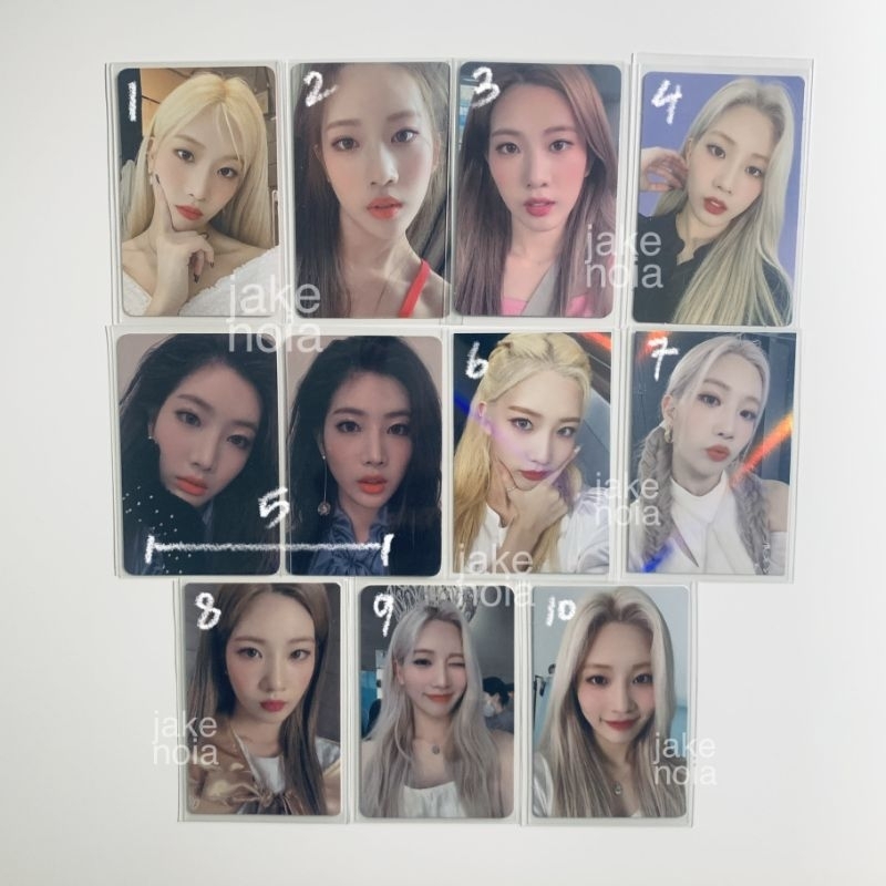 wts loona kim lip kimlip pc non album + benefit photocard photocards season seasons greeting greetin