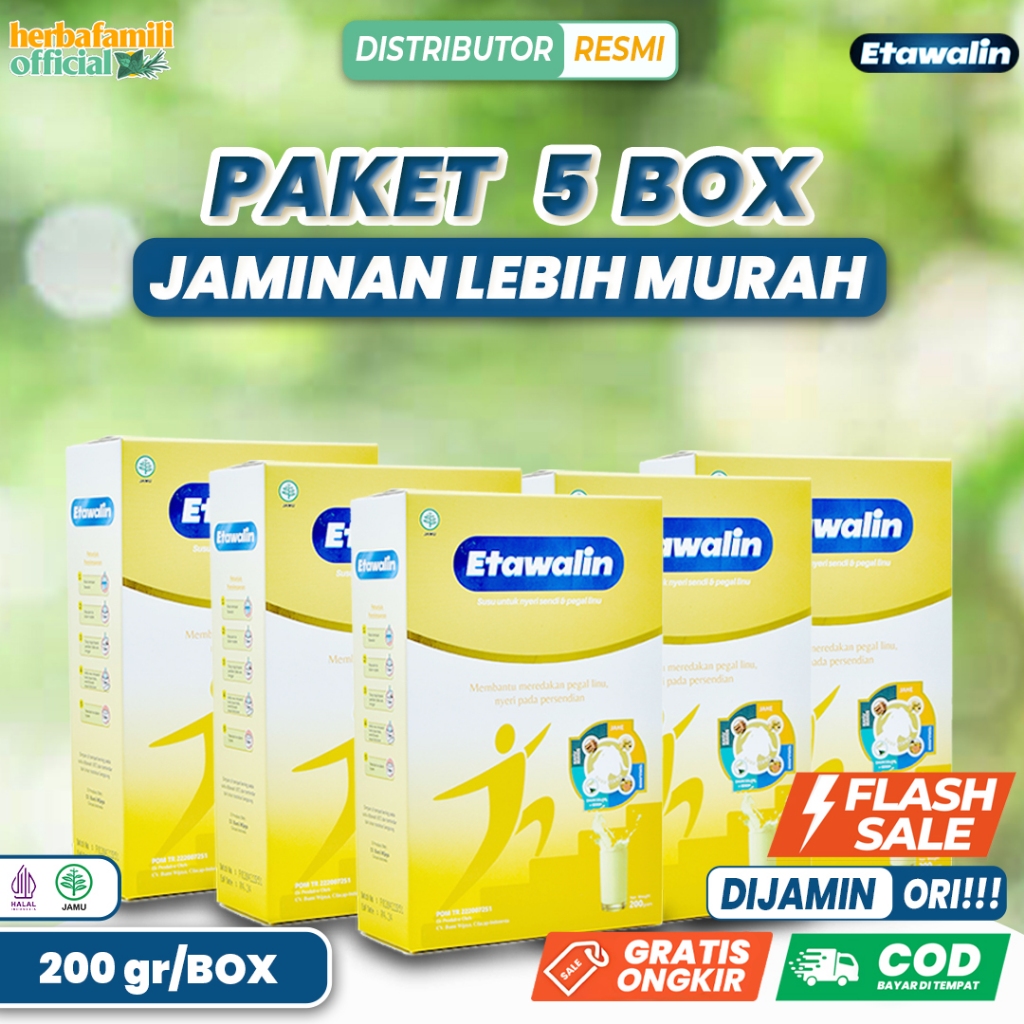 

Etawalin 5 Box 100% Original | Susu Kambing Etawa Bantu Atasi Nyeri Sendi dan Tulang, Sembuhkan Asam Urat Flash Sale