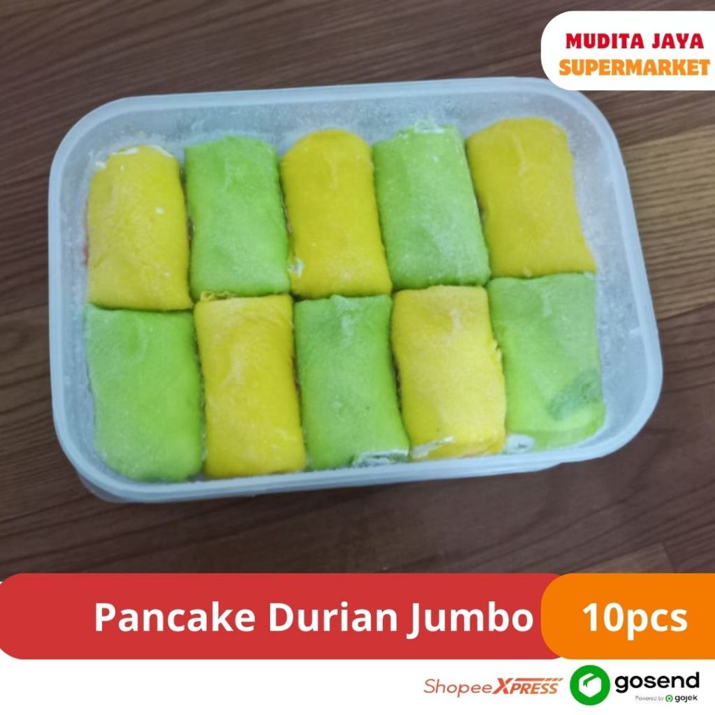 

Pancake Durian Jumbo 10 Pcs Medan