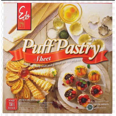 

EDO PUFF PASTRY SHEET 750GR