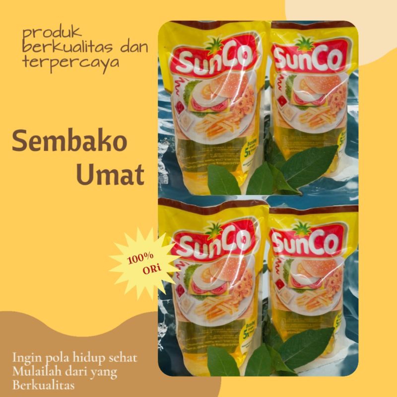 

MINYAK GORENG SUNCO 2L / 4 PCS