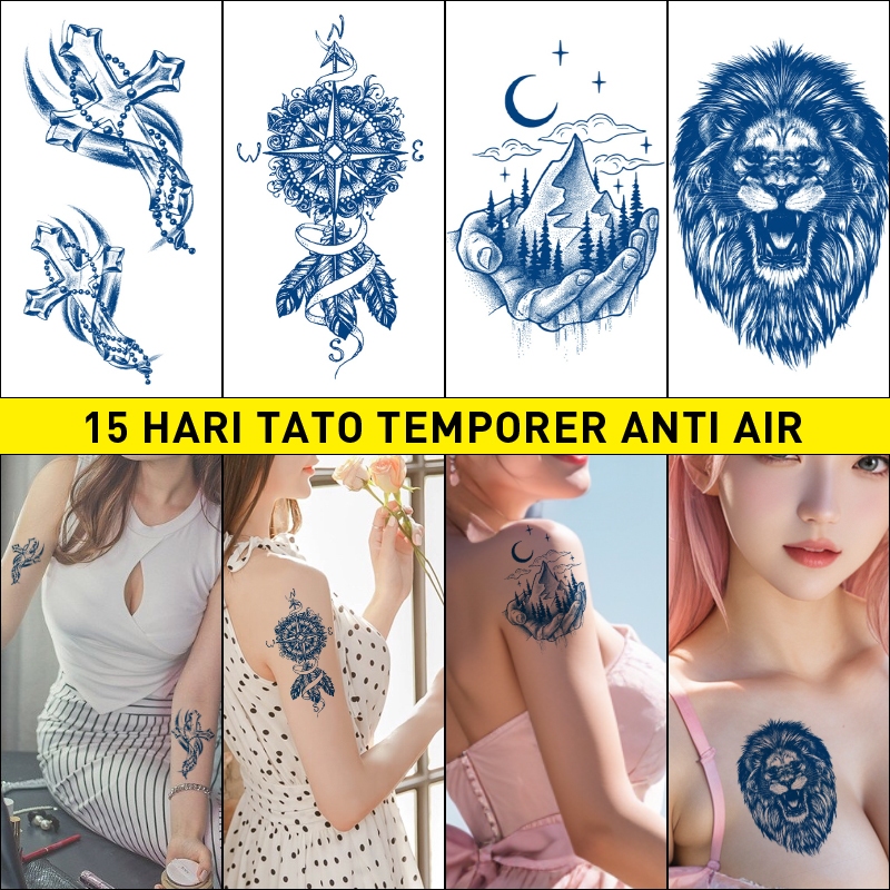 [TATTOO ARTIST] tato temporer, Mudah digunakan , tato tahan air,Stiker Tato Fruit Ink,15 hari tato t
