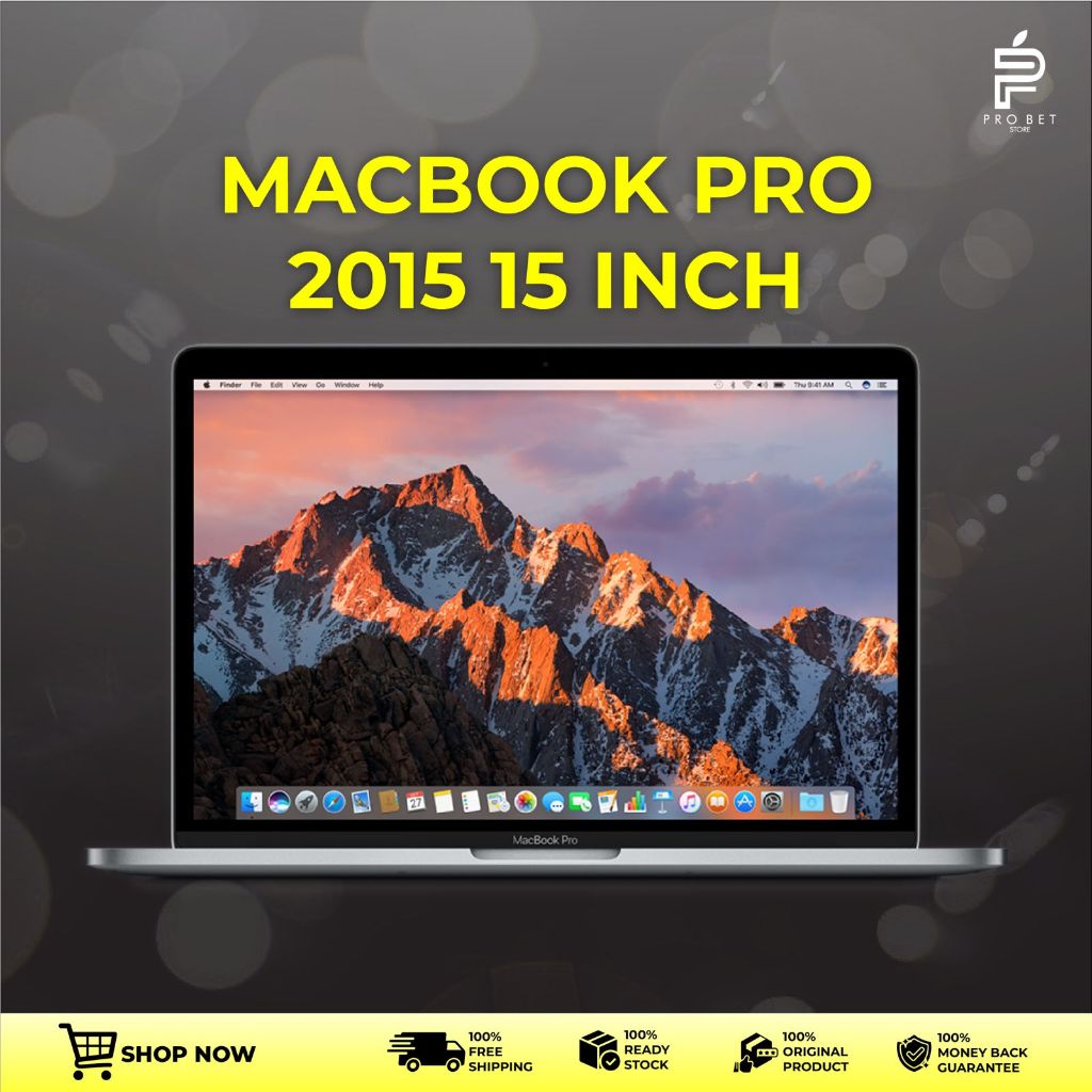 MACBOOK PRO RETINA 2015 15 INCH SECOND LIKE NEW ORIGINAL