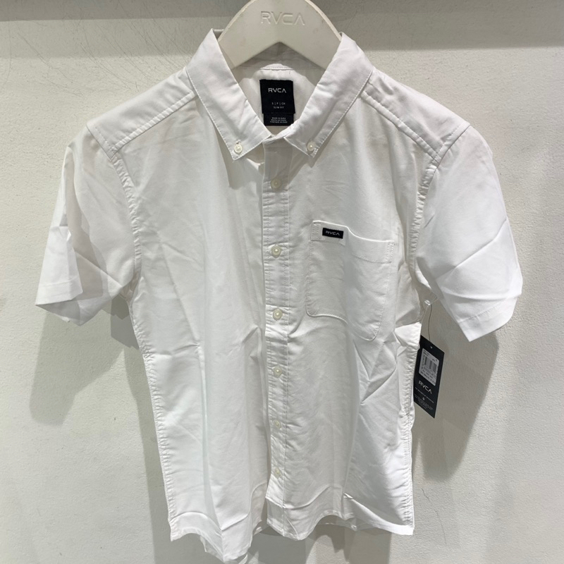 KEMEJA PRIA RVCA ORIGINAL TRAILL SS STRECH