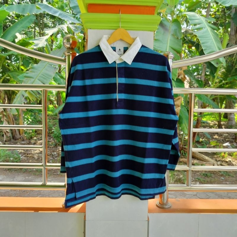 Long Sleeve / Polo Shirt / Rugby Shirt / Second / Vintage / Niko and..