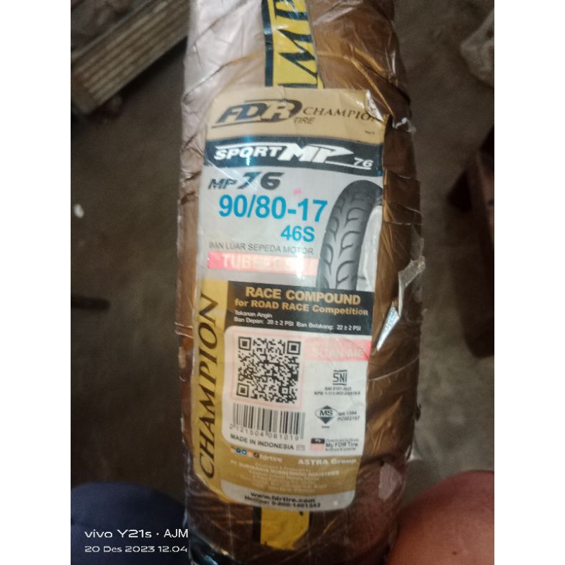 Ban luar FDR MP76 90/80-17