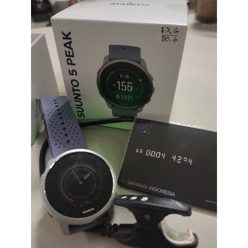Suunto 5 Peak Mist Blue, Smartwatch Original Second LikeNew