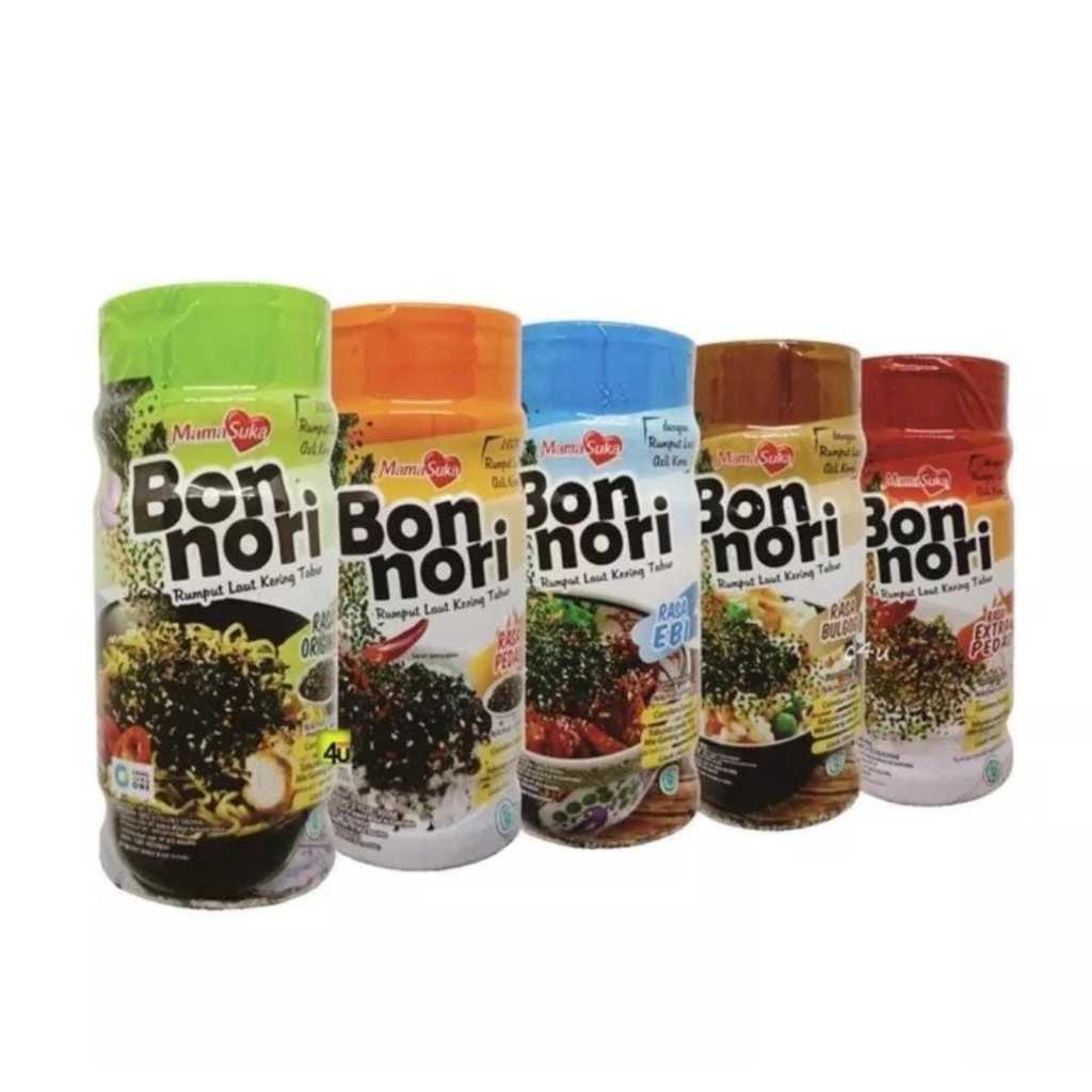 

BON NORI MAMASUKA BOTOL 30GR / POUCH 60GR (rijek kemasan)