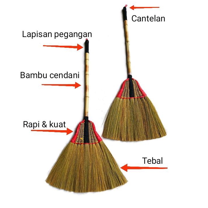 Sapu lantai ijuk rayung muntilan premium