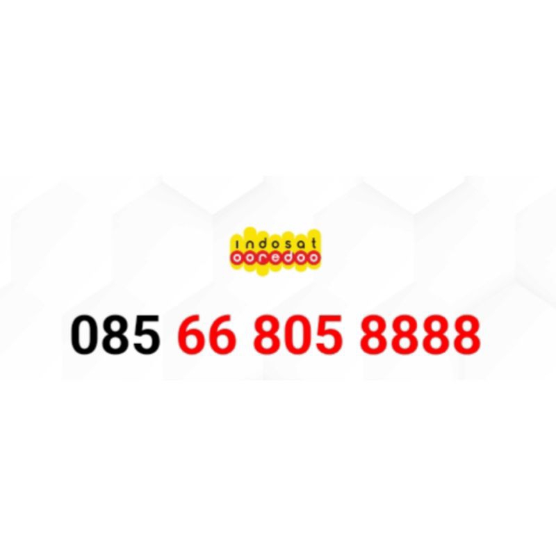 Nomor Cantik Indosat Prabayar 8888 / 805 8888
