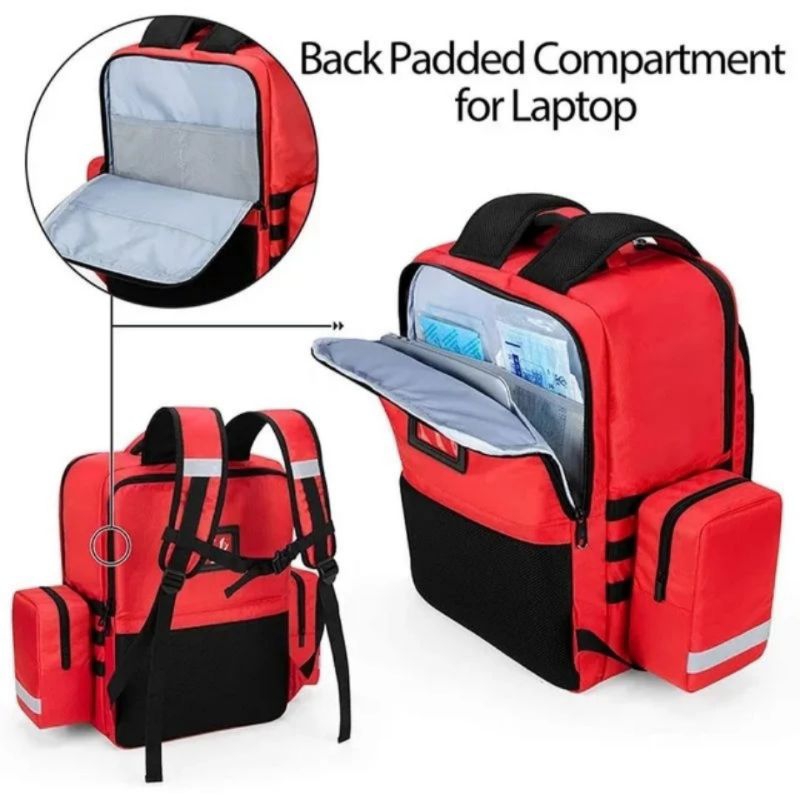 Tas gendong medis kedokteran merah