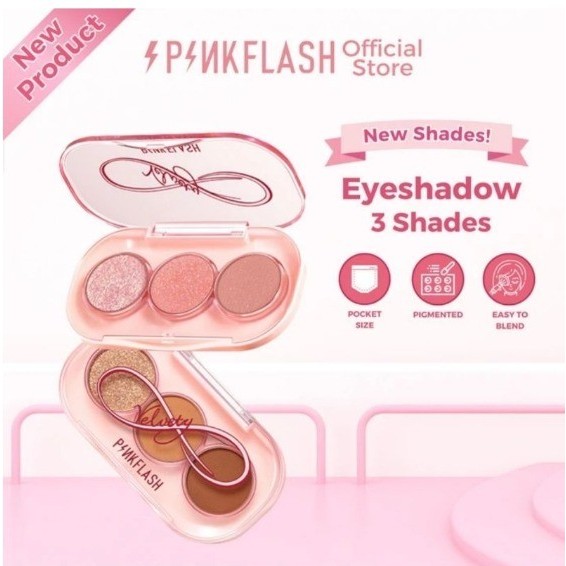 Pinkflash 3 Pan Eyeshadow Pallete
