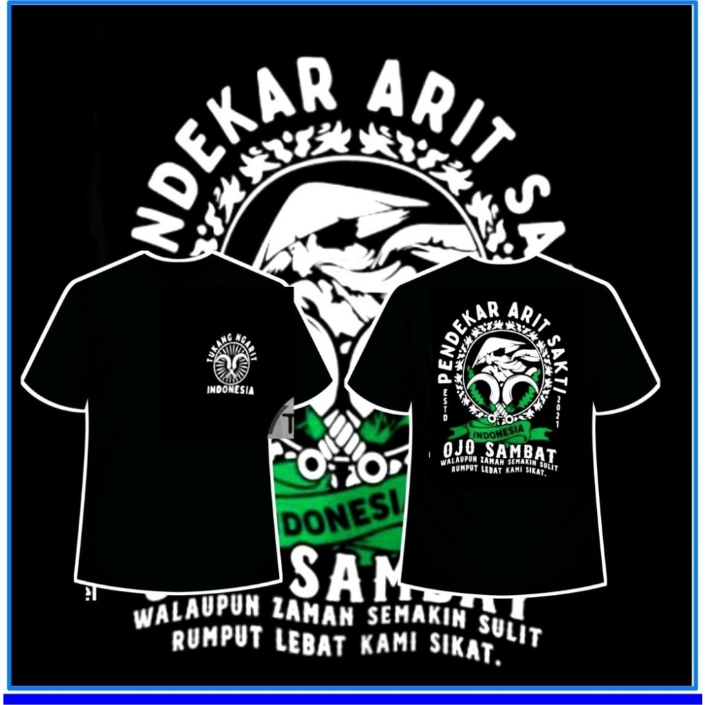 Kaos Pendekar Arit Sakti Tukang Ngarit Suket Njembrung Kami Basmi perguruan arit sakti kaos PASUKAN 