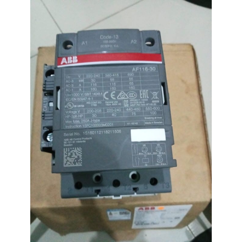 ABB AF116-30-11-13, 110-250 Vac Vdc