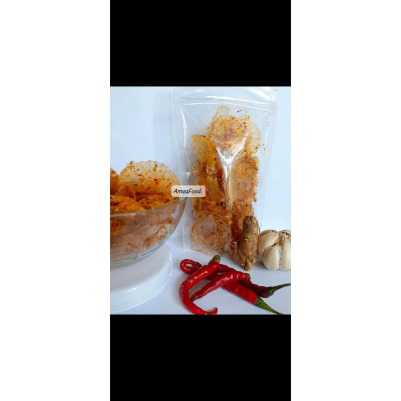 

sebring bumbu kacang pedas,& kripca & kurupuk babangi pedas