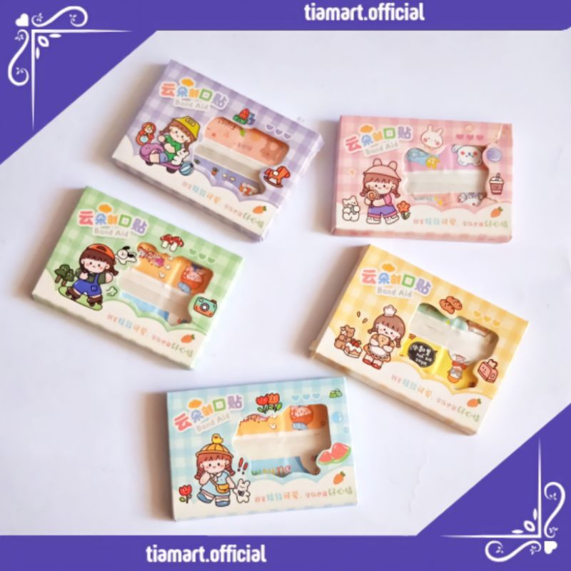 [BOX] Hansaplast Karakter Plester Anak Gambar Isi 5 Pcs
