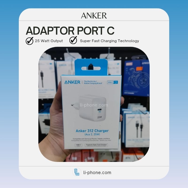Anker 312 USB C/ ACE 2 25 Watt Charger