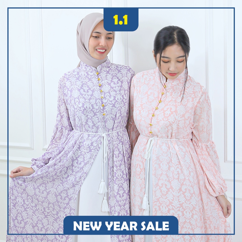 Kayla Dress | Dress Inner dan Outer Ceruti Motif