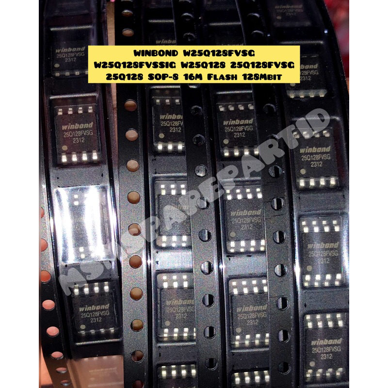 WINBOND W25Q128FVSG W25Q128FVSSIG W25Q128 25Q128FVSG 25Q128 SOP-8 16M Flash 128Mbit