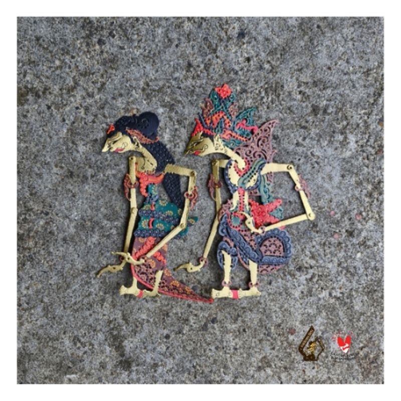 Wayang Kulit Rama Shinta Mahar 17 cm