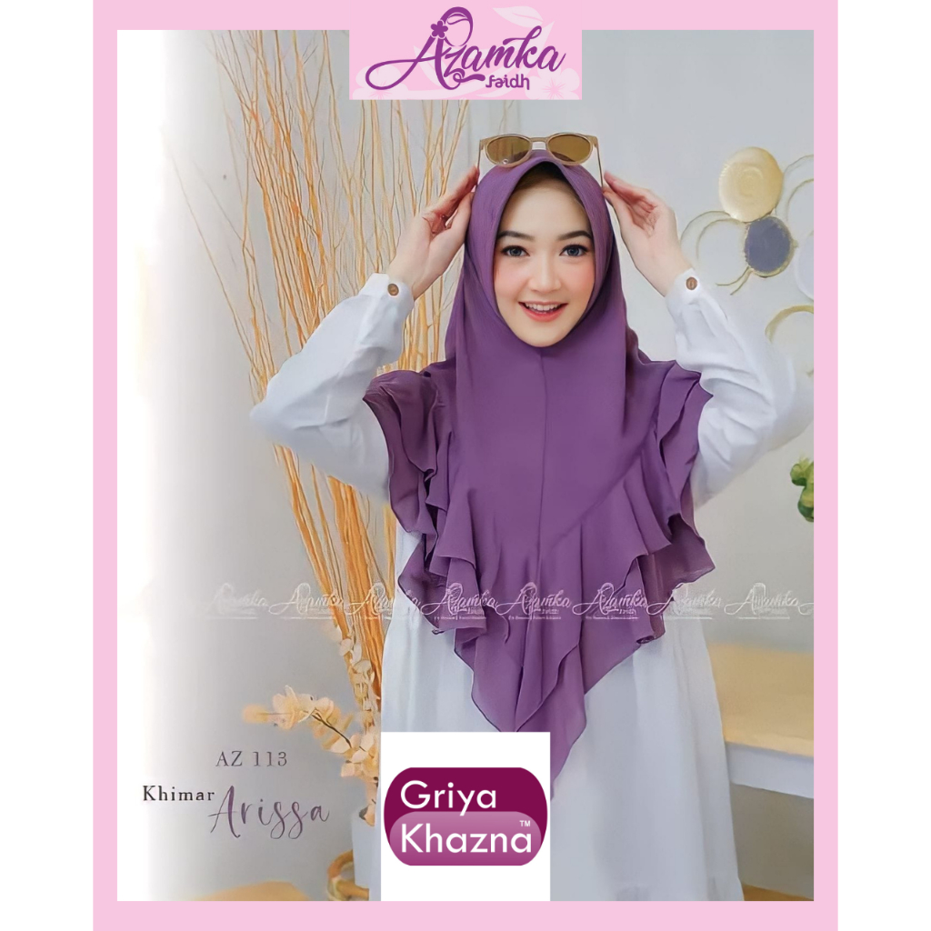 AZAMKA JILBAB SYARI KERUDUNG KHIMAR ARISSA