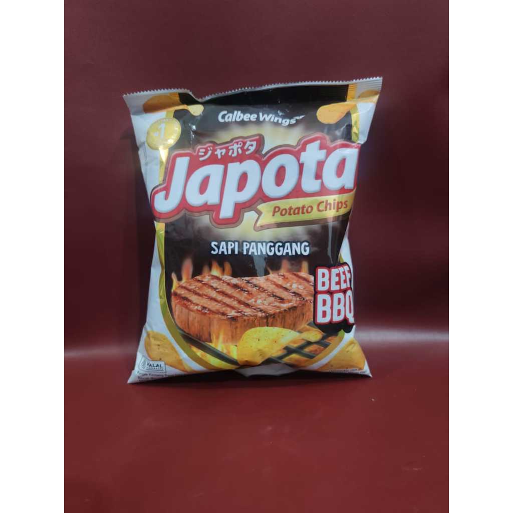 

Japota Potato Chips Sapi Panggang 68gr - Makanan Ringan