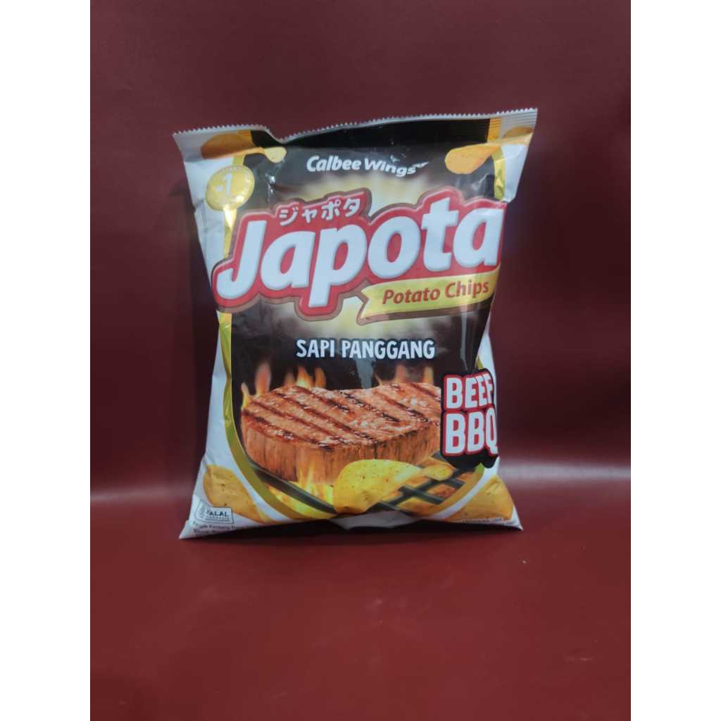 

Japota Potato Chips Sapi Panggang 68gr - Makanan Ringan