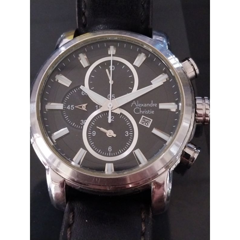 ALEXANDRE CHRISTIE 6272 MC Jam Tangan Pria chrono aktif second 893